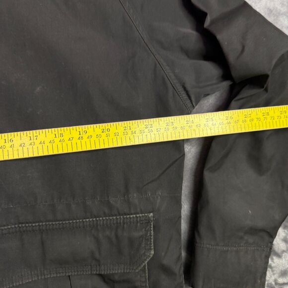 Vintage Woolrich Barn Field Coat Wool Flannel Lining Size XX-Large Black - Picture 5 of 10